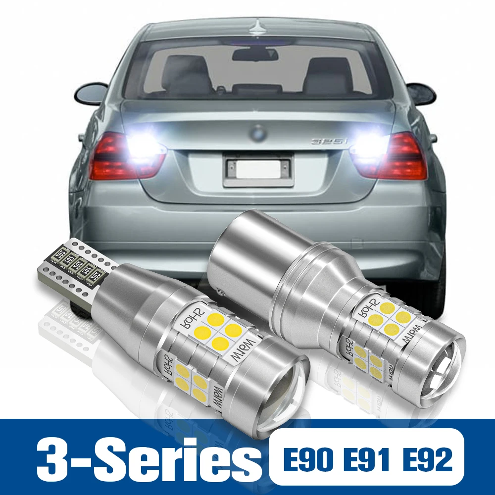 2pcs LED Reverse Light Back up Lamp Accessories Canbus For BMW 3 Series E90 E91 E92 2005 2006 2007 2008 2009 2010 2011 2012 2013