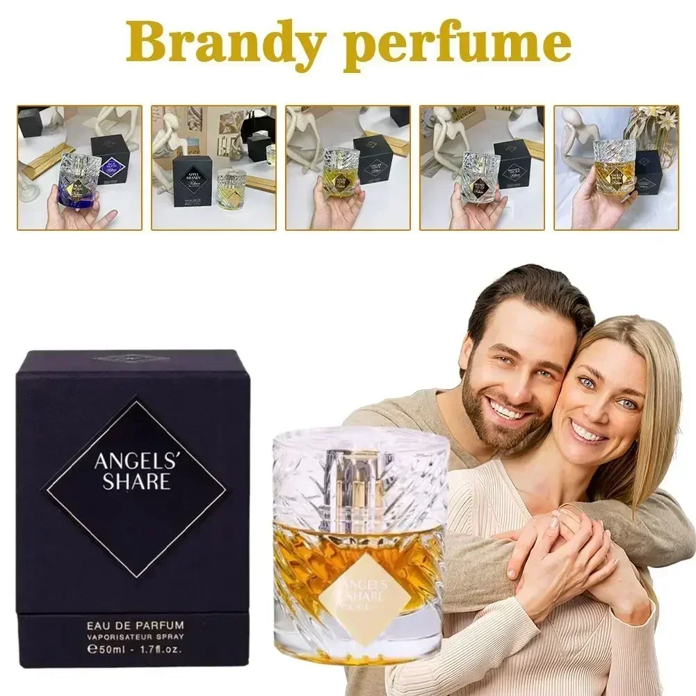 50ml Original High Quality Perfume Long Lasting Fragrance Sexy Pheromones Body Spray Attractive Rose Brandy Cologne Perfumes view 4