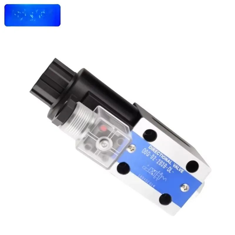 DSG-02-2B2 /2B2B/2B3B/2B4L/2B8 DC24V Hydraulic Solenoid Valve Series AC220V Five-Way Directional Control Valve 3/8 Port 1