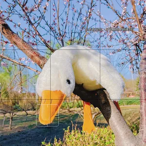 50/130cm Hot goose Plush Stuffed Soft Duck Sleep Pillow Pillow Sofa Children's Girlfriend Girlfriend Birthday Gift 10 Main Birthday Present Sales - №10