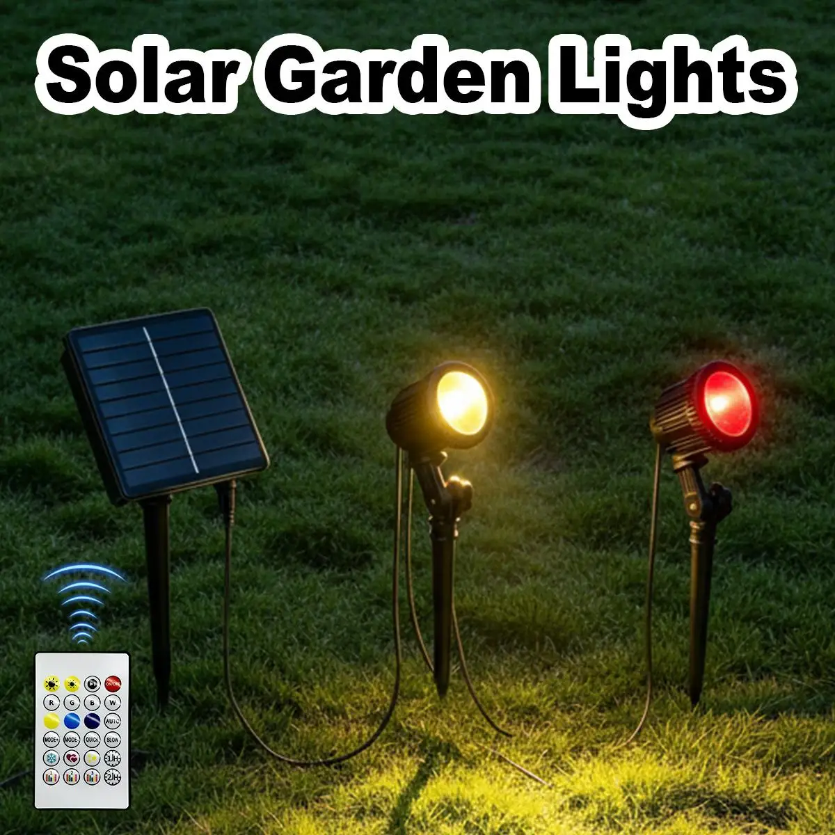 

Solar Lawn Light APP Control Smart Color Changing Waterproof Pathway Lamp Outdoor Landscape Spot Lighting Backyard Pool Deco