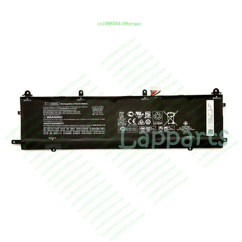 

Новый оригинальный OEM аккумулятор BN06XL для HP Spectre X360 15-EB0000NS 15-EB0005UR "% тест"