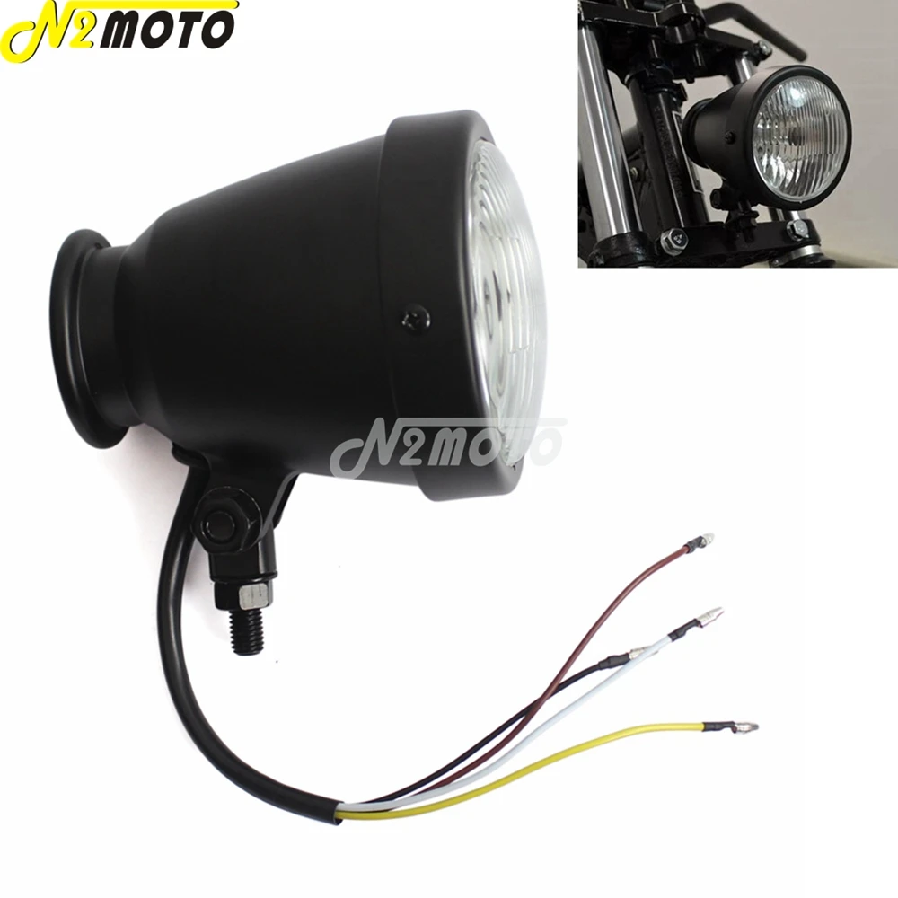Chrome H4 12V 60/55W Motorcycle Headlight 4\
