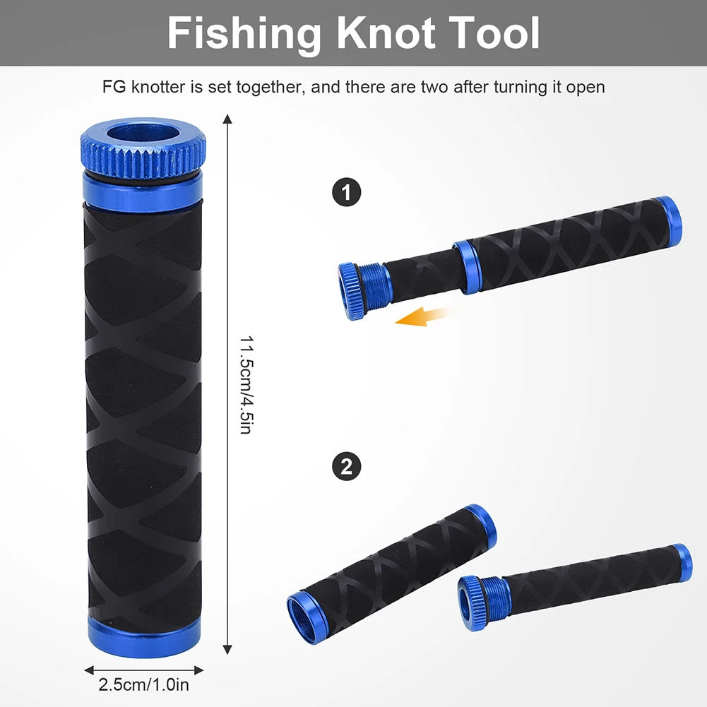 FG GT Knot Puller Tool Fishing Knot Puller Tool EVA Fishing Line Pull Drag Knotting Device Spooling Knotting Device for Saltwate view 5