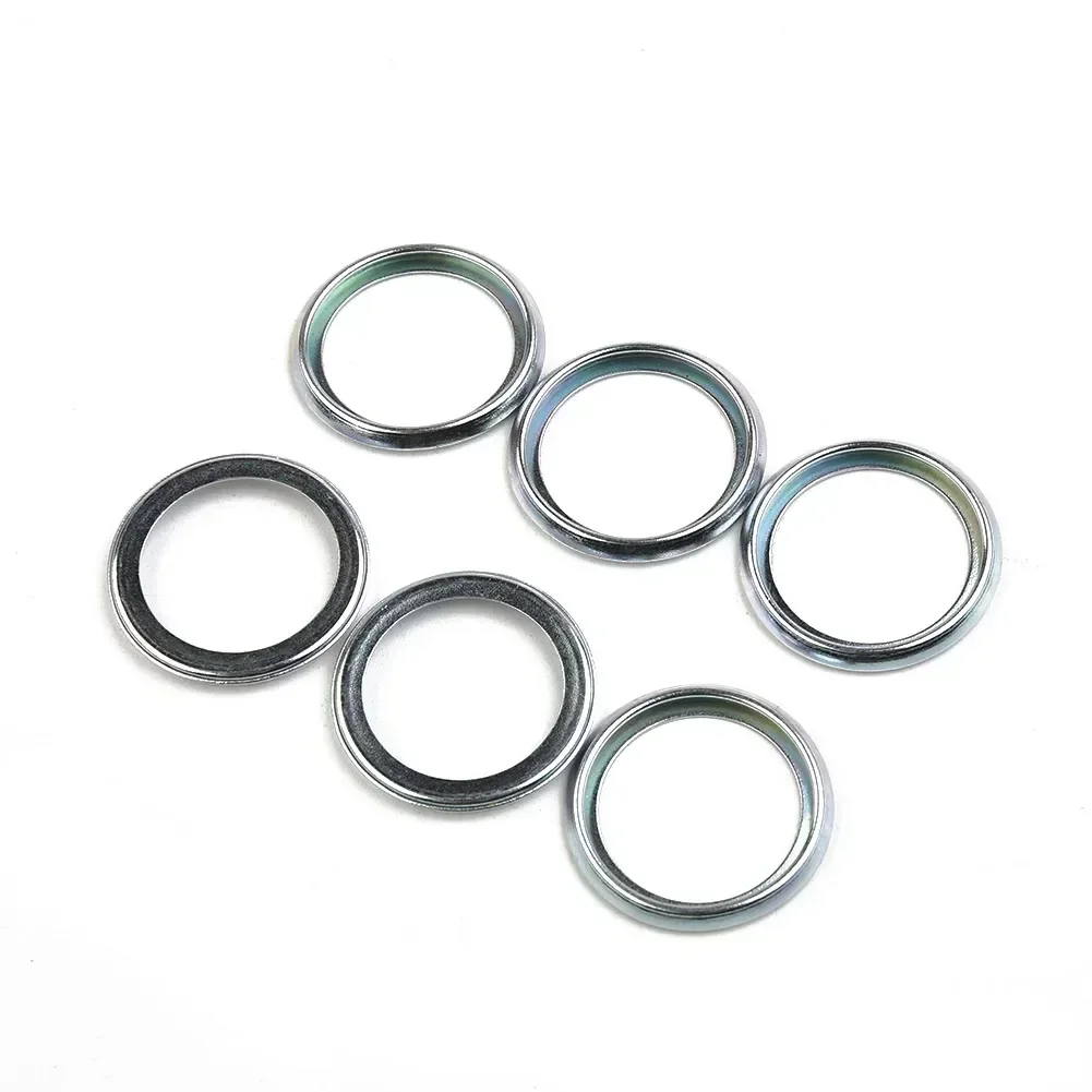 6pcs Oil Drain Plug Crush Washer Gasket Set 16mm 803916010# For Sub-aru- 2011-2018 Auto Replacement Aaccessories