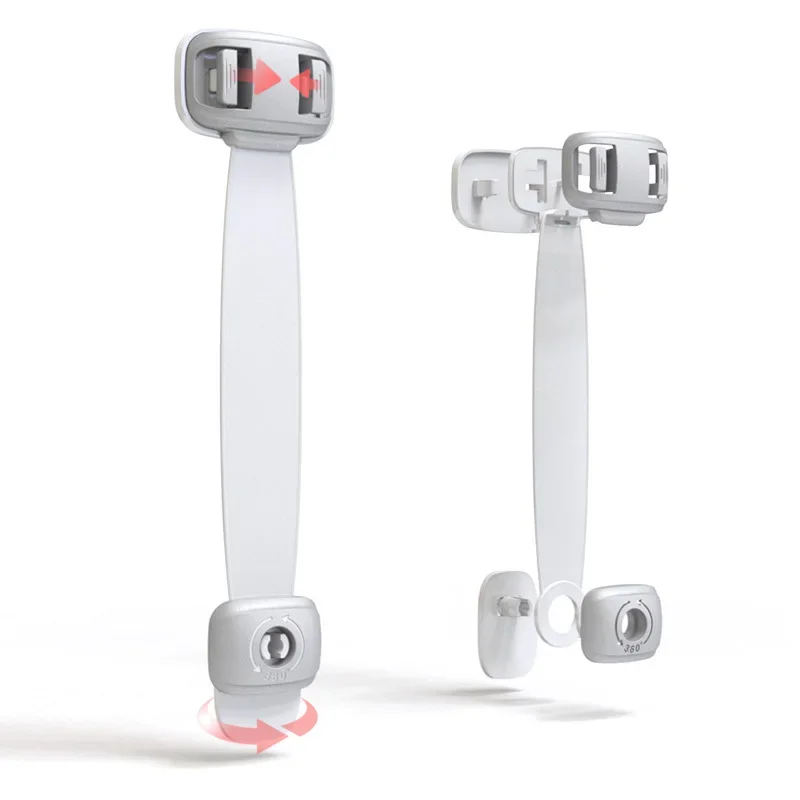 1/2/4Pcs/lot Baby Safety Drawer Door Lock Multi-Function Child Protection Anti-Pinch Cabinet Refrigerator Safety Buckle Plastic