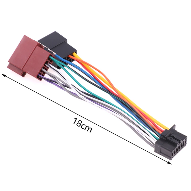 ¡Nuevo! Línea trasera de CD para coche, reproductor de Radio estéreo, conector de arnés de cableado ISO, Cable de Audio para reproductor de CD de coche Pioneer, línea trasera