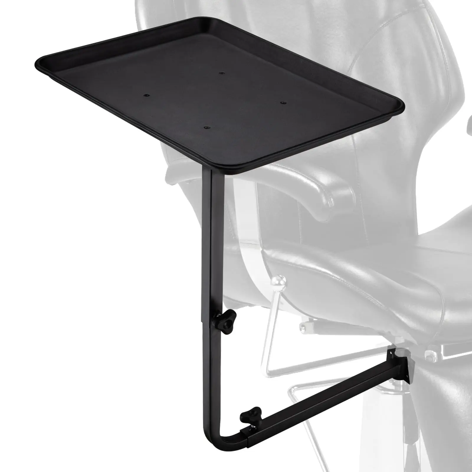 

Salon Tray Attached to Chair Salon Tray for Hair Stylist, 360 度 Rotation Barber Chair Tray for Hairdressing Tools, Salon St