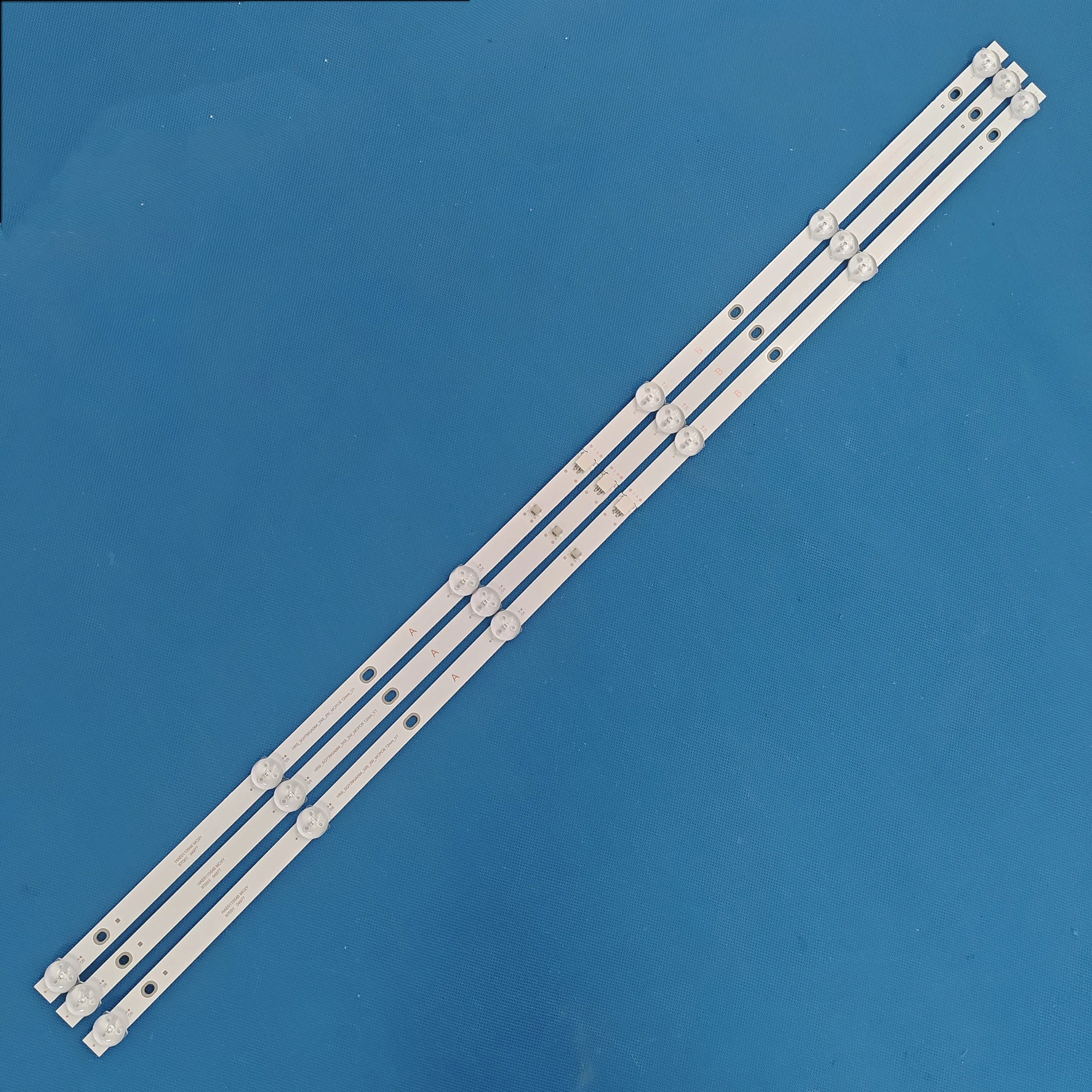 

LED Backlight Strip For HRS_SQY39GA064_3X6_2W_MCPCB 12mm_V1 AE0110546902 39D3503V2W6C1B73112M NVR-8060-39RD2S-SMA-N