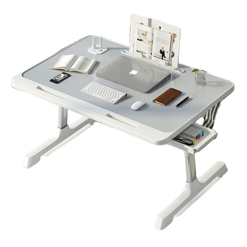 Bed folding table Lazy folding table Lifting and stretching Bedroom notebook Dormitory folding notebook computer table