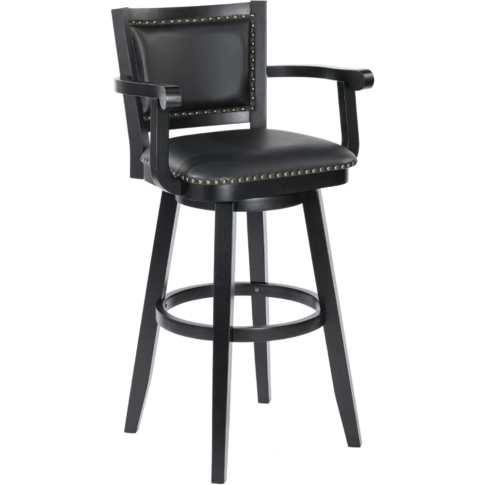 

Broadmoor Extra Tall Swivel Kitchen Bar Stool - Black