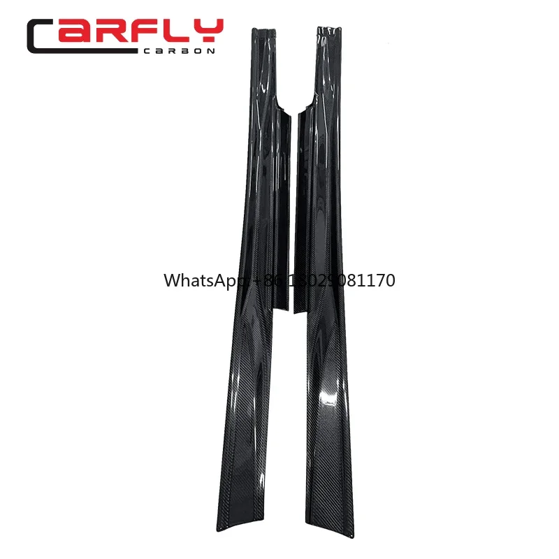 New style carbon fiber top secret side skirts for NISSAN GTR R35 bodykit 2008-2020