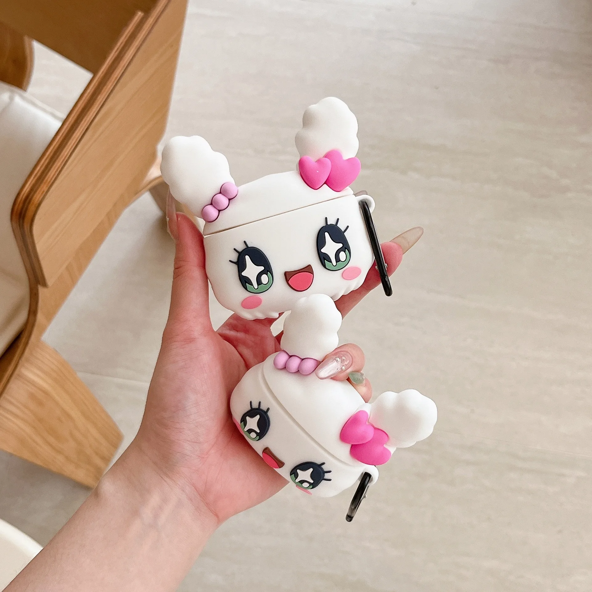 For Airpods Pro 3 Case 2025, Cartoon Rabbit Protective Earphone Cover For Airpods Pro 2 Case/Airpods 4 3 2 1 Cover Case Funda