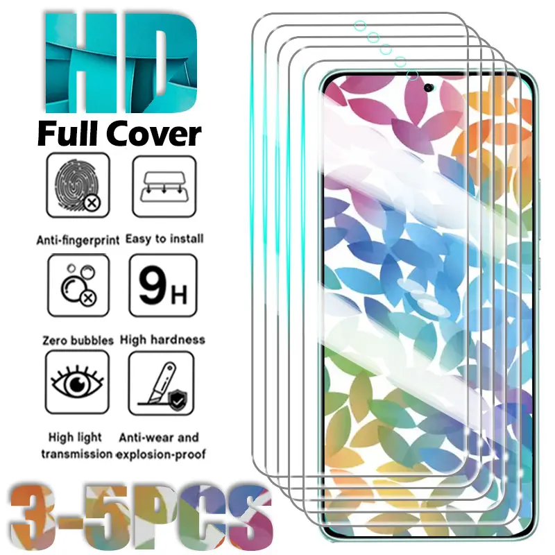 3-5 PCS 9H Tempered Glass for Realme GT 7 8 Pro Neo 5 SE 3 2 Full Cover Screen Protector for Realme X2 X3 X7 Max X50M 5G Glass