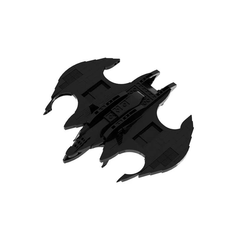 329PCS MOC Hero Movie Mod Studless Batwing 89 Design Transbricks Model Building Blocks DIY Assembly Building Blocks Display Gift view 3
