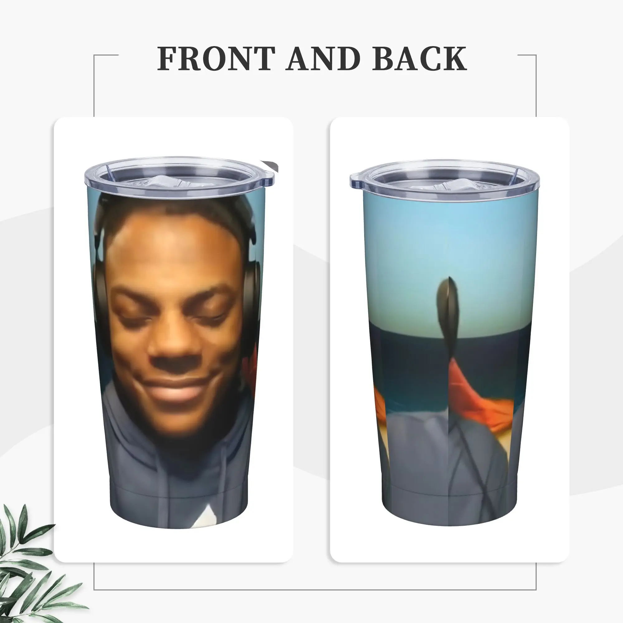 IShowSpeed Funny YouTuber Tumbler Vacuum Insulated  Coffee Cups Stainless Steel Double Wall Mugs Hot Cold Drink, 20oz
