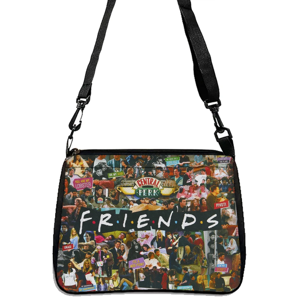 Friends TV Student Handbag, Large Capacity Shoulder Bag, Reusable For Daily Commuting 5.23