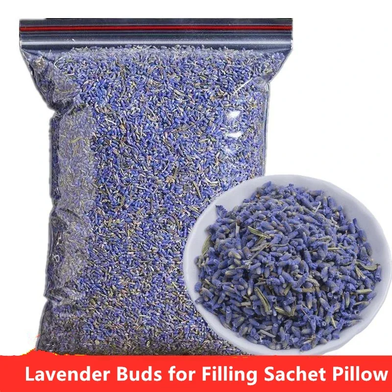 Natural Dried Flowers Lavender Buds For DIY Filling Sachet Pillow Aroma Car/ Home Fragrance Aromatherapy Deodorization 50g