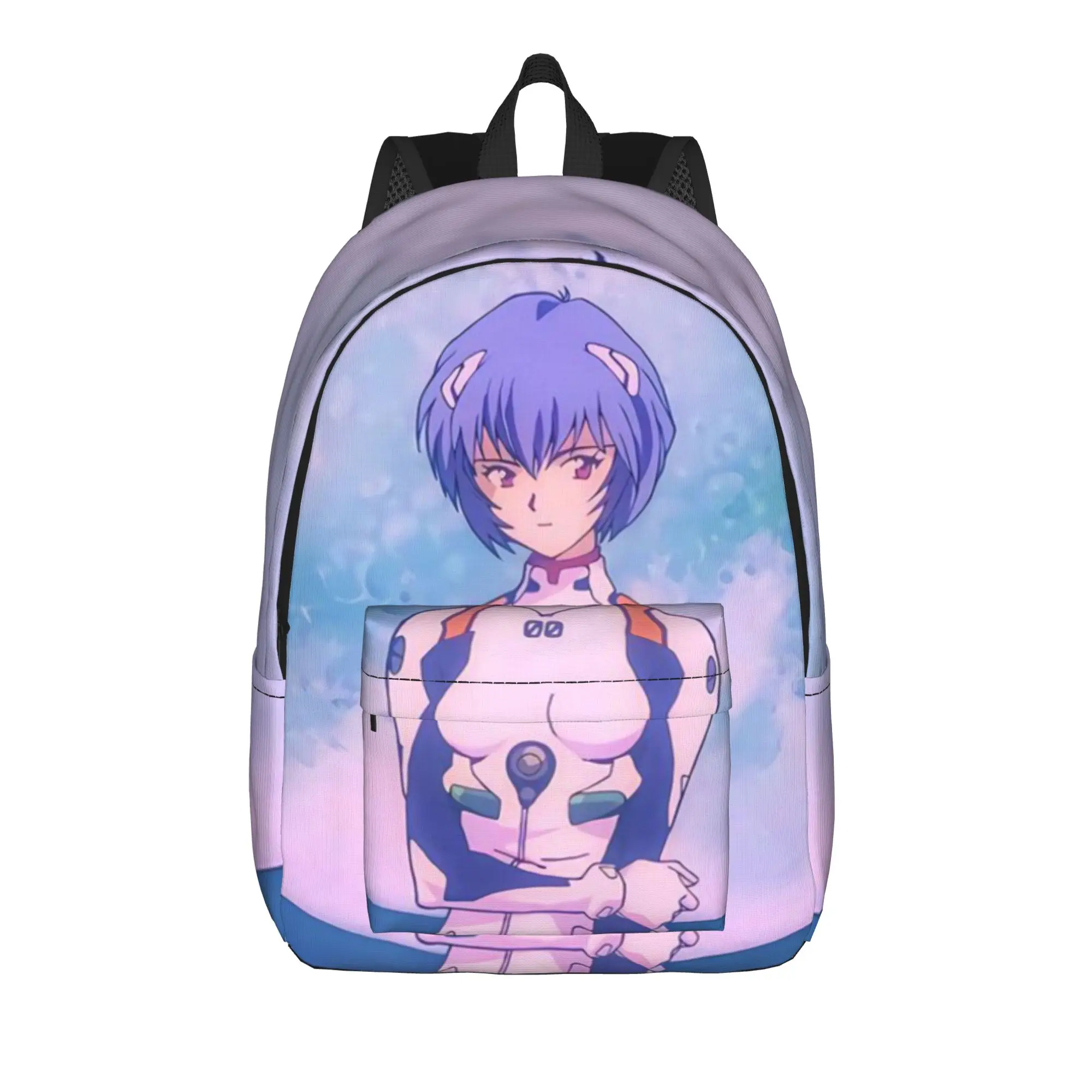 

EVA College Bag Back to school season Rei Ayanami (8) Retro Washable Backpack