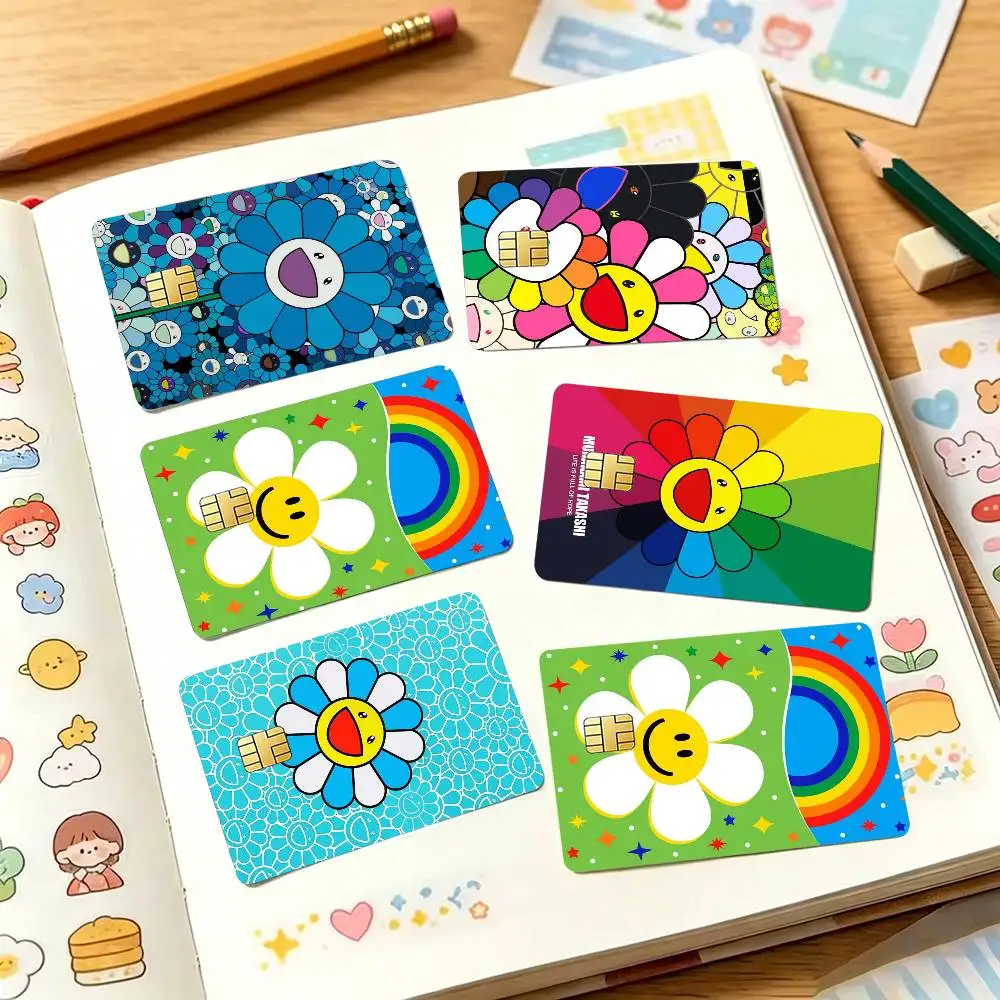 

ART Takashi-I MurakamiS Credit Card HD Stickers Small Chip Waterproof Sticker Game Card Decal Gift