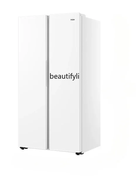 620L white cream wind double door large capacity household opposite door air cooling frost-free first-class energy efficiency