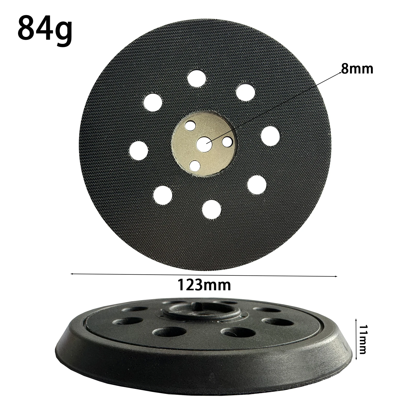 5 بوصة 125 مللي متر دعم الوسادة الرملي الوسادة ل هوك وحلقة تلميع دعم منصات طحن أدوات الرملي كتلة اكسسوارات أدوات