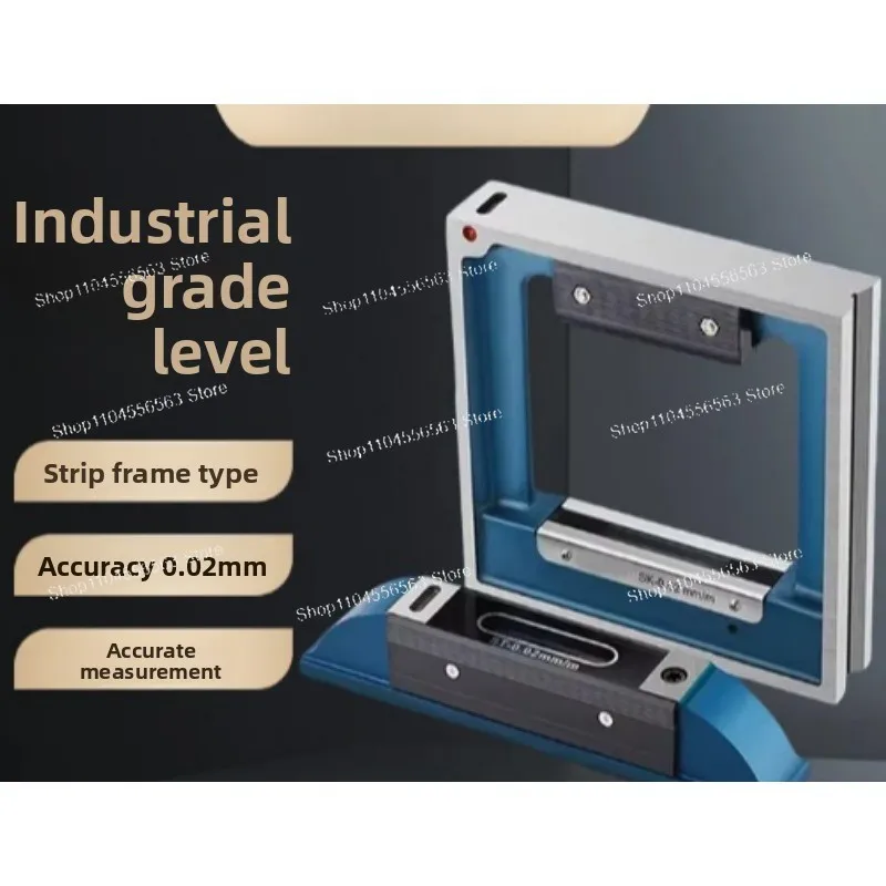 Industrial Machine Spirit Level Bar & Frame Type Mechanical Level Ruler 100‑150‑200‑300mm For Machinery Alignment