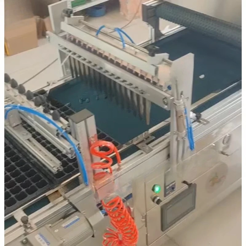 Factory Direct  Suction Plug Tray Seeder With Sowing and Covering for Eggplant and Tomato Seed Raising