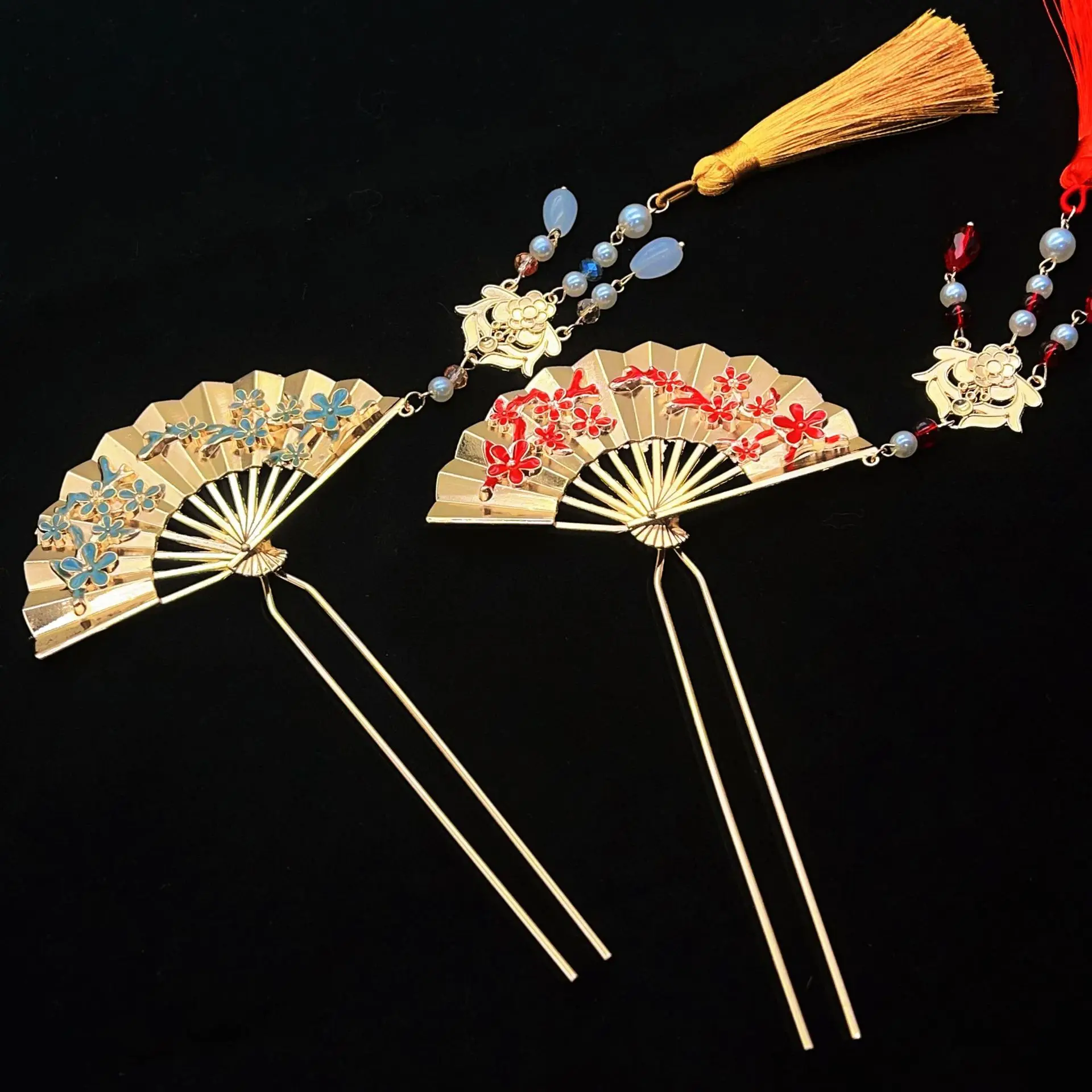 Новая заколка для волос с кисточкой в китайском стиле в национальном стиле и высококачественной нишевой заколкой-качалкой, аксессуары для волос, заколка в античном стиле