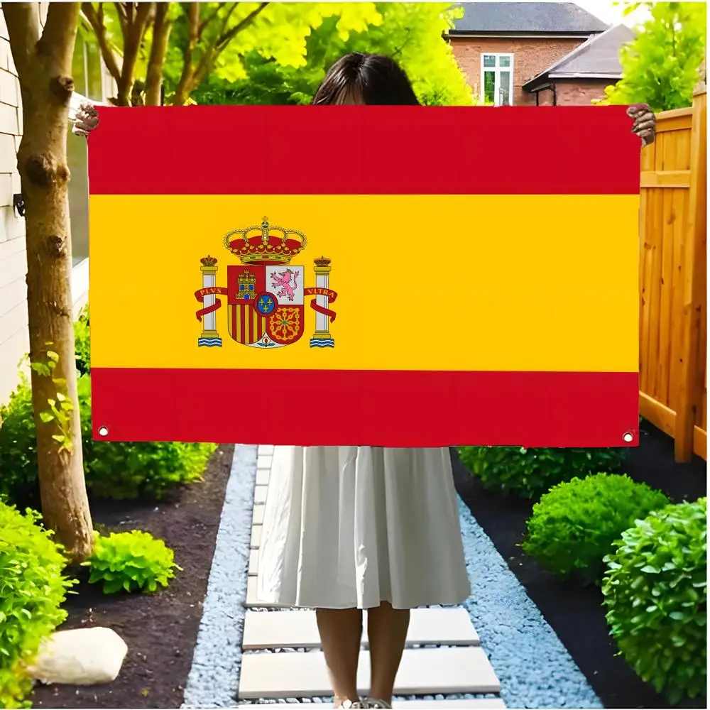 Spain Flamenco Bullfighting Flags Borderless four-ring ornament indoor outdoor decoration effortless to hang
