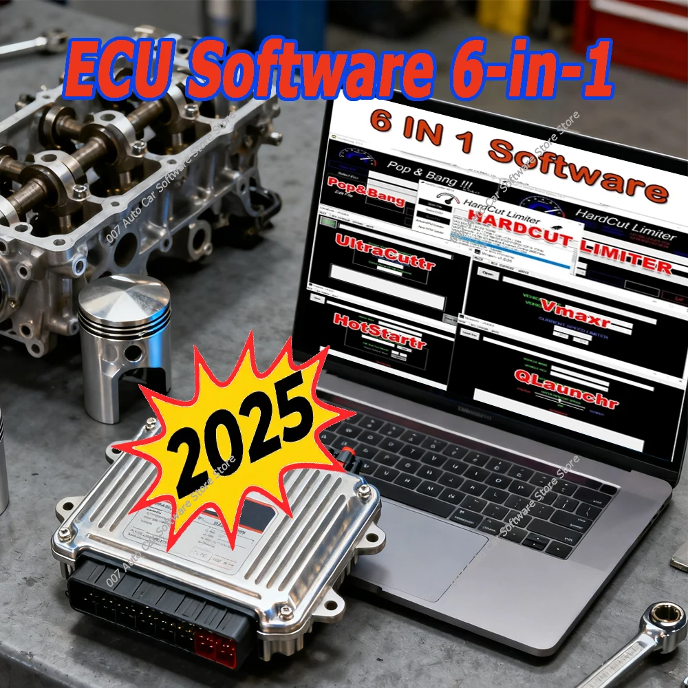 ECU Software 6-in-1 Package for Diesel & Petrol Engines - HardCut Limiter UltraCuttr Pop&Bang HARDCUT VMAX HotStartr QLaunchr