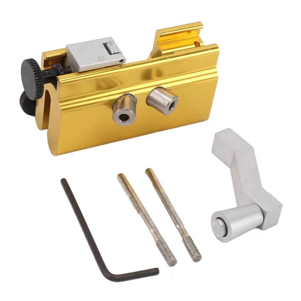 

Portable Yellow Sharpener Aluminum Alloy Durable Chain Sharpening Jig Sharpening Kit Woodworking