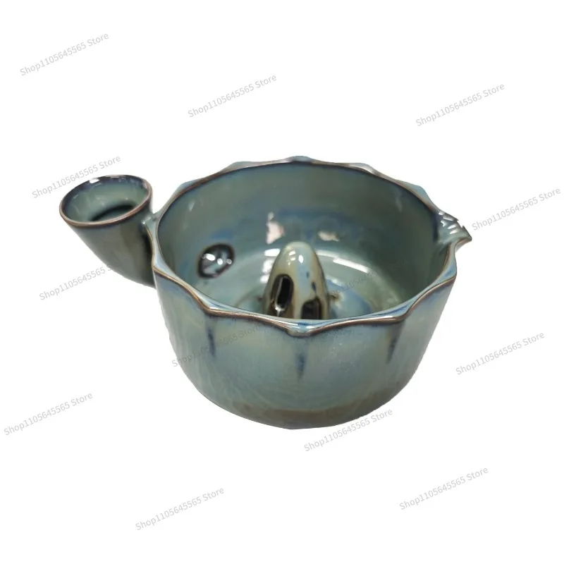 suitable-for-automatic-water-flow-rotating-ceramic-bowl-household-berry-drain-bowl