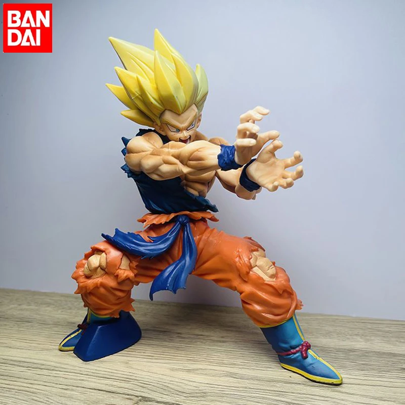 Dragon Ball Z Kamehameha Son Goku Figure Super Saiyan Kakarotto 16CM PVC Action Figures Model Dolls Toys for Children Gifts