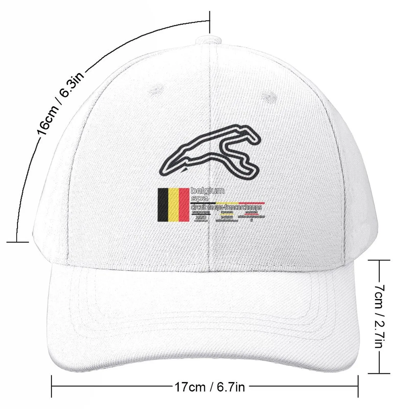 Circuit de Spa-Francorchamps F1 Records Baseball Cap beach hat Christmas Hat Women Caps Men's