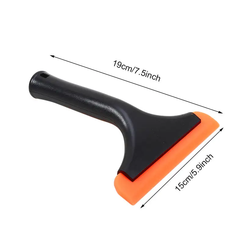 Flexible Silicone Mini Squeegee Water Wiper With Hanging Hole Shower Car Window Cleaning Glass Wipe Tool For Home Daily Use view 4