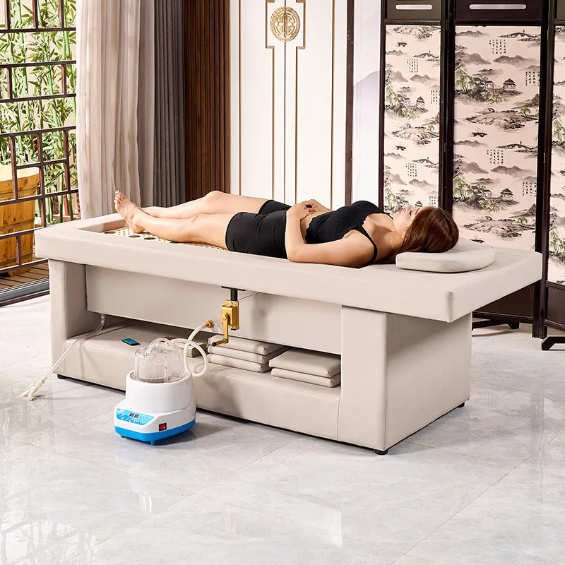 Stainless steel sink fumigation moxibustion bed dual-purpose bed beauty salon special whole body moxibustion