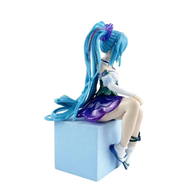 15cm hatsune miku anime figura macarrão rolha flor fada miku figura de ação pvc coleção modelo ornamento brinquedos presentes aniversário