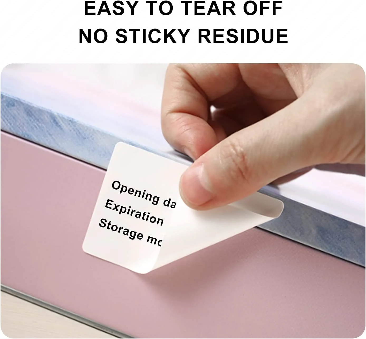 30–50 mm Niimbot B21 B1 B3S Drucker-Etikettenpapierrolle, weiße Aufkleber-Druckpapierrollen, reißfester, wasser- und ölbeständiger Klebstoff – Detail 5