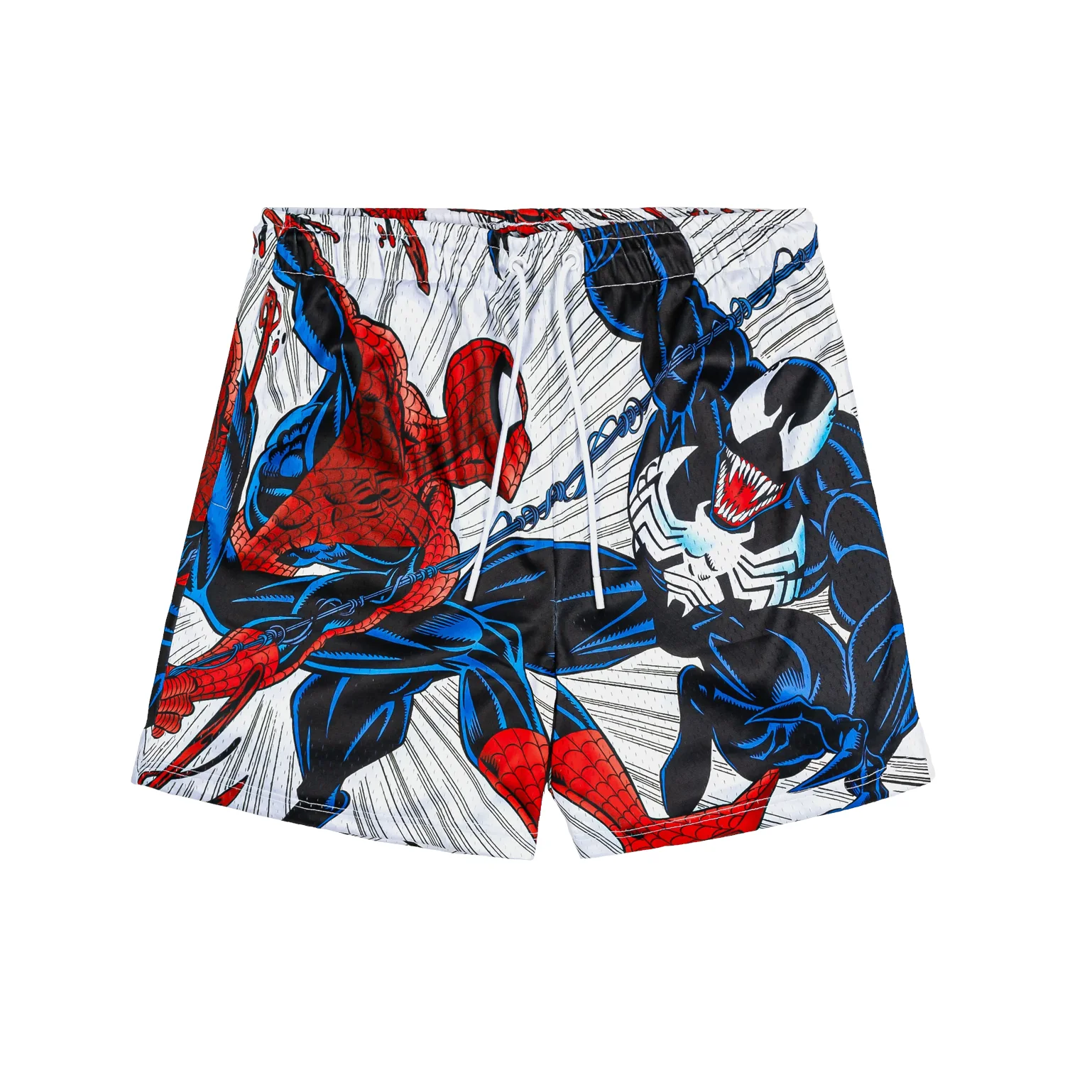

Disney Marvel Spiderman VS Venom Shorts Fashion Beach Shorts Summer Loose Luxury Swimwear Adults and Kids Sports Shorts