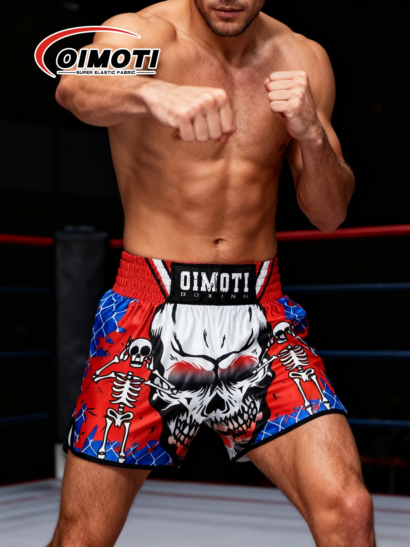 

ONE Sports Быстросохнущие дышащие суперэластичные шорты для бокса Sanda Fighting Training — суперэластичные спортивные брюки