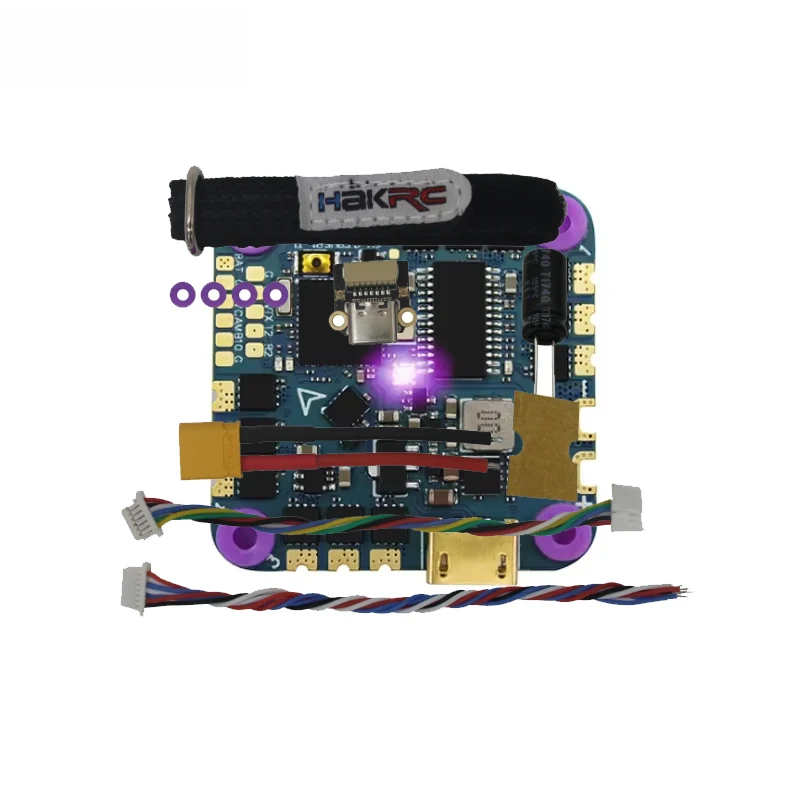 

HAKRC F4126 F411 Контроллер полета AIO ICM42688 BLHELI_S 20A/40A ESC Встроенный OSD барометр Датчик тока 2-6S для RC FPV Drone