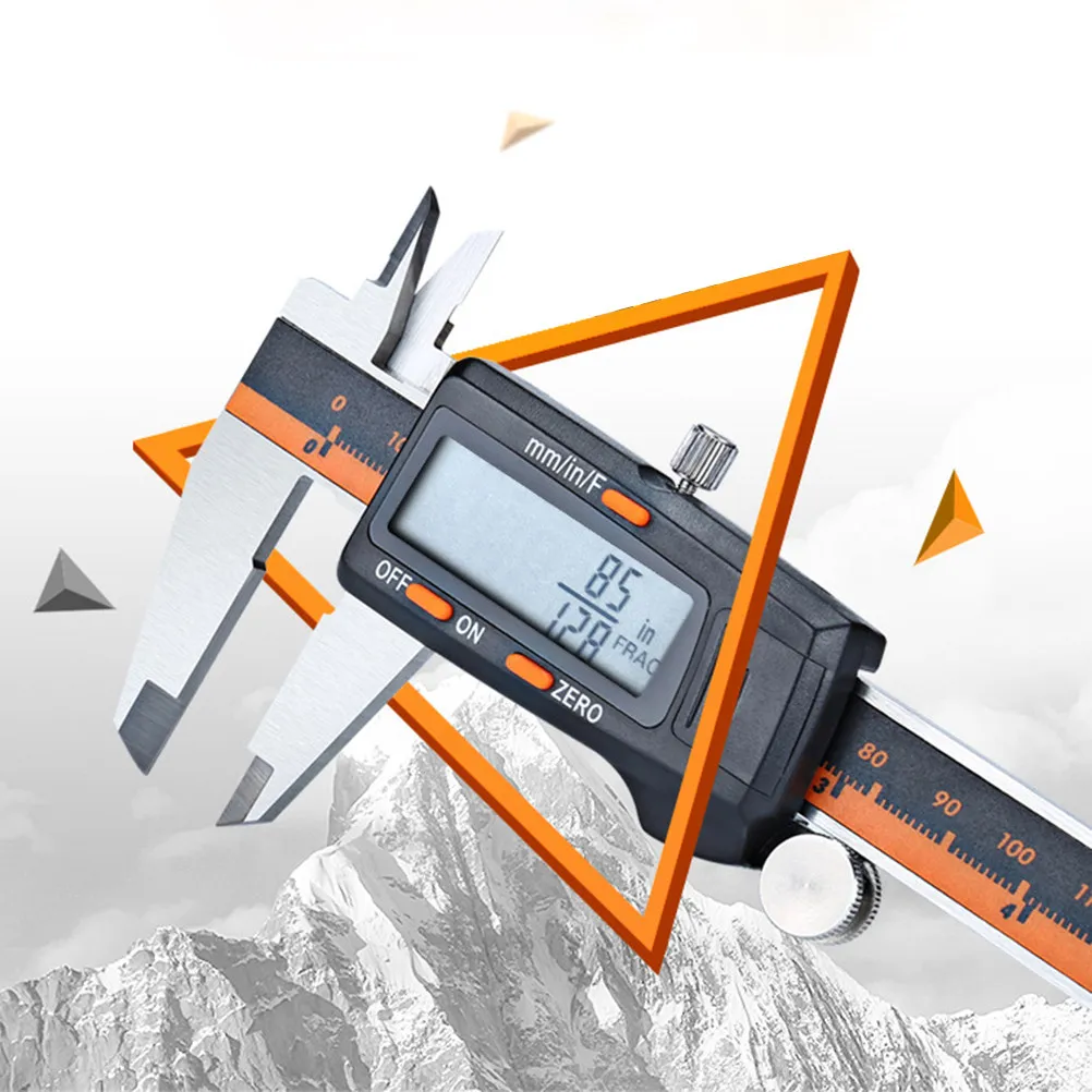 0-150Mm Hardened Stainless Steel Digital Caliper with LCD Screen Locking Thumb Screw for Precision Measuring
