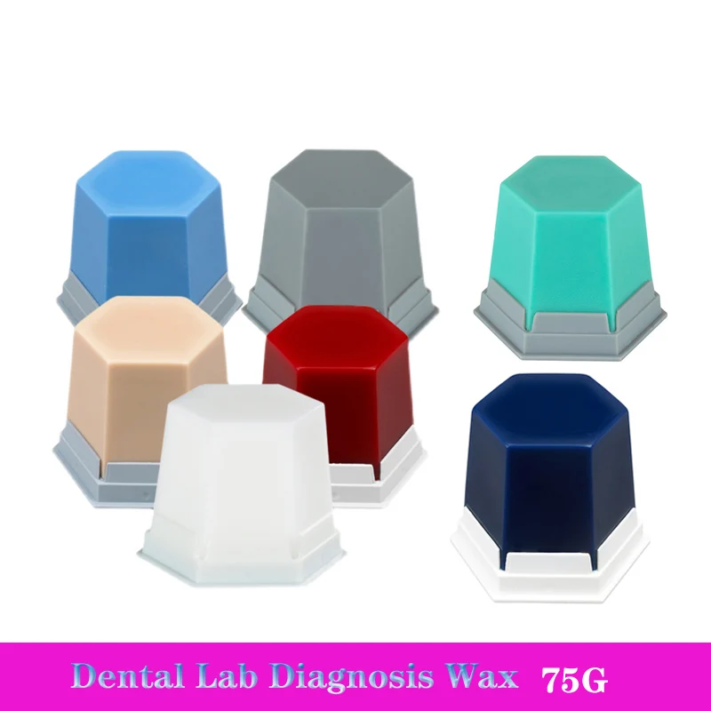 

Dental Lab Aesthetics 75G Assorted Wax Diagnosis Wax Neck Gingival,Casting, Inlay,Veneer,Carving Wax Dental Equipment