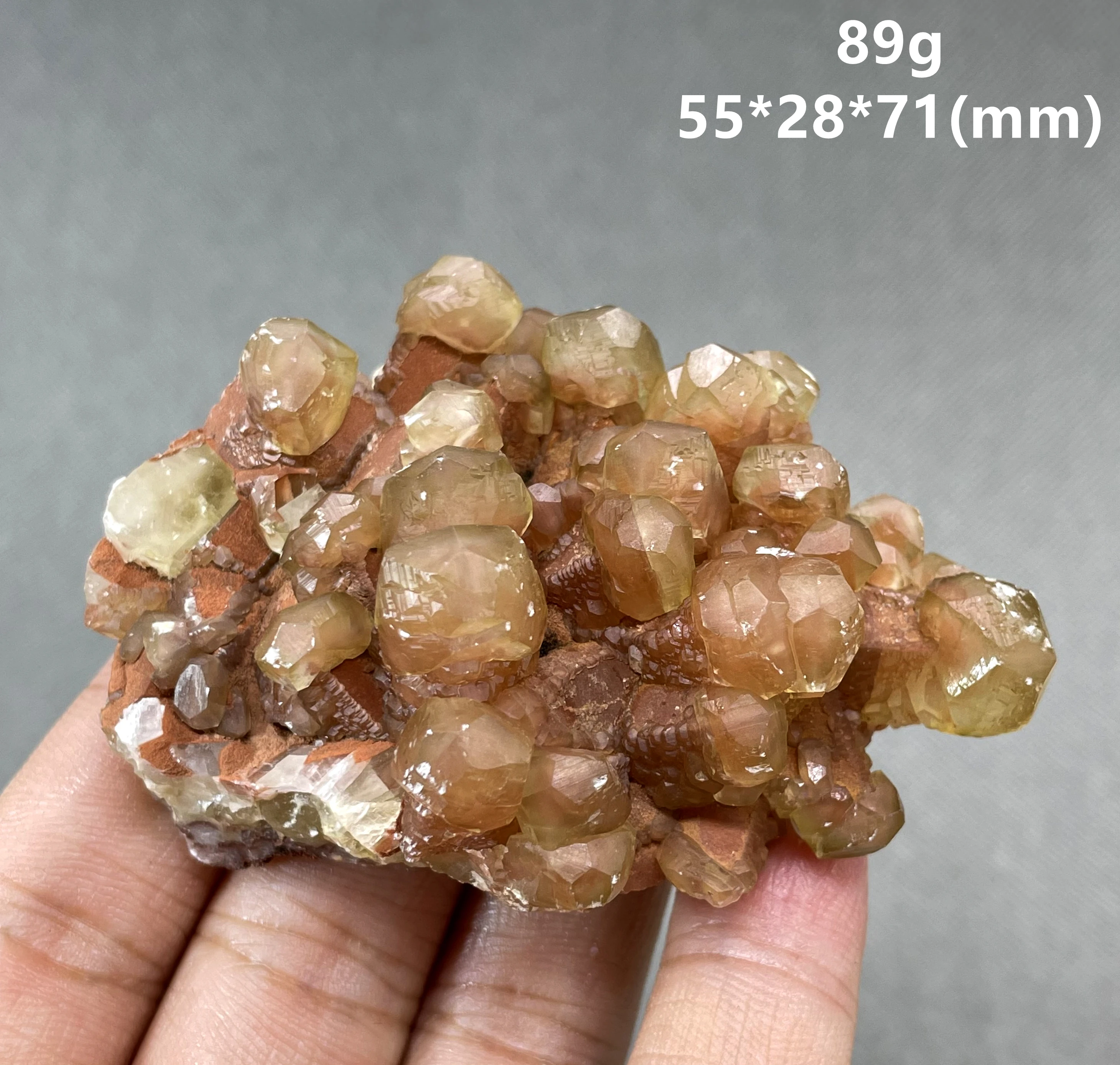 

NEW! 100% natural Fluorescent brown calcite mineral specimen stones and crystals healing crystals quartz gemstones