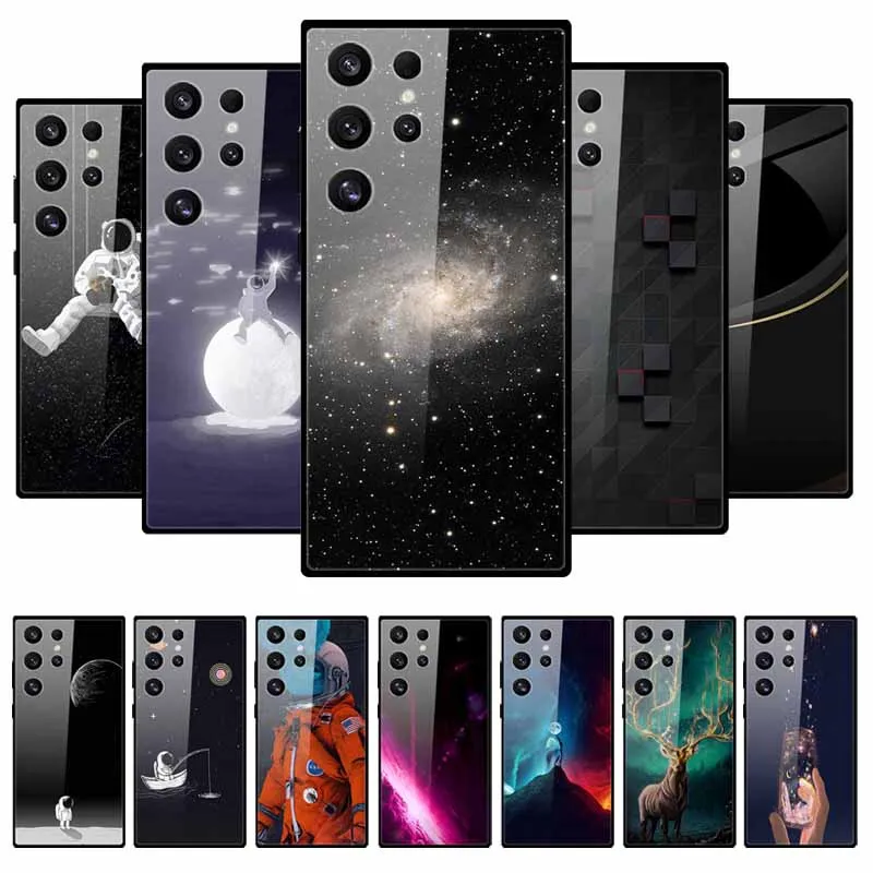 Tempered Glass Case For Samsung Galaxy S26 Ultra Soft Edge Hard Glass Back Cover For Samsung Galaxy S26 Ultra Phone Cases Shell.