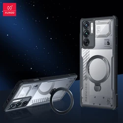 For Nubia Red Magic 9 9S Pro Magic 9 Pro Plus Magnetic Holder Case,Xundd Airbag Anti-fall Camera Protect TPC&Acrylic Back Cover