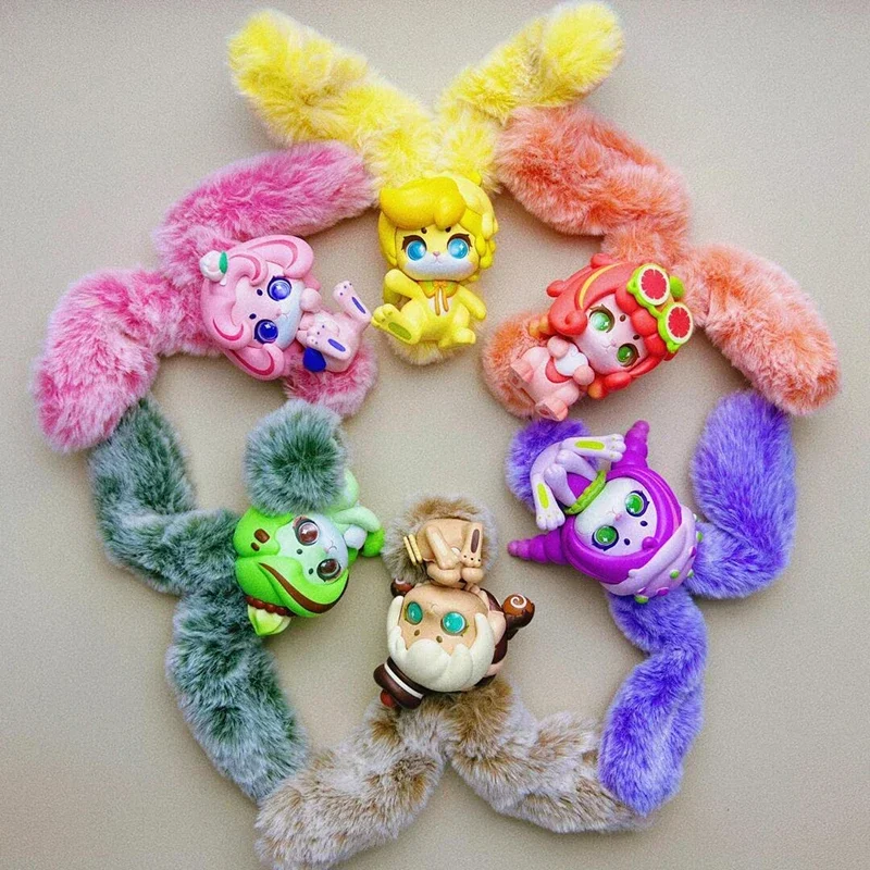 

Cup Rabbit Fruit Milk Series Blind Box Toys Cute Mini Rabbits Figurine Mystery Box Collection Model Kids Surprise Toys Gifts