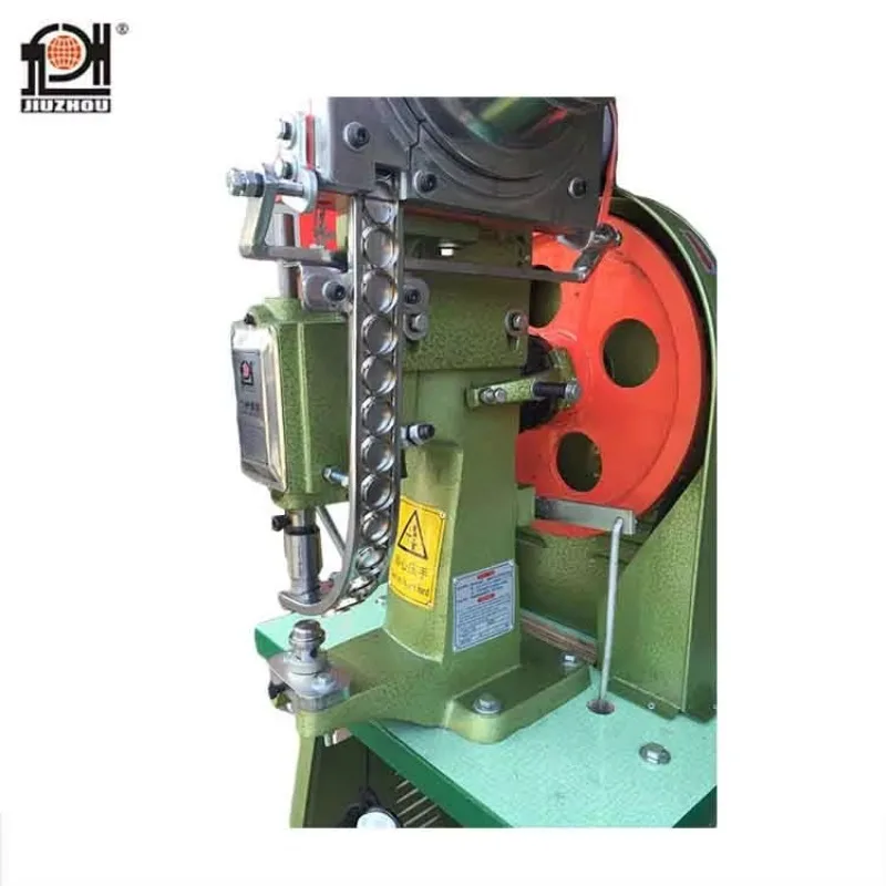 Automatic Tag Eyeleting Machine For Big / Small Single-Piece Grommet / Eyelet JZ-918G