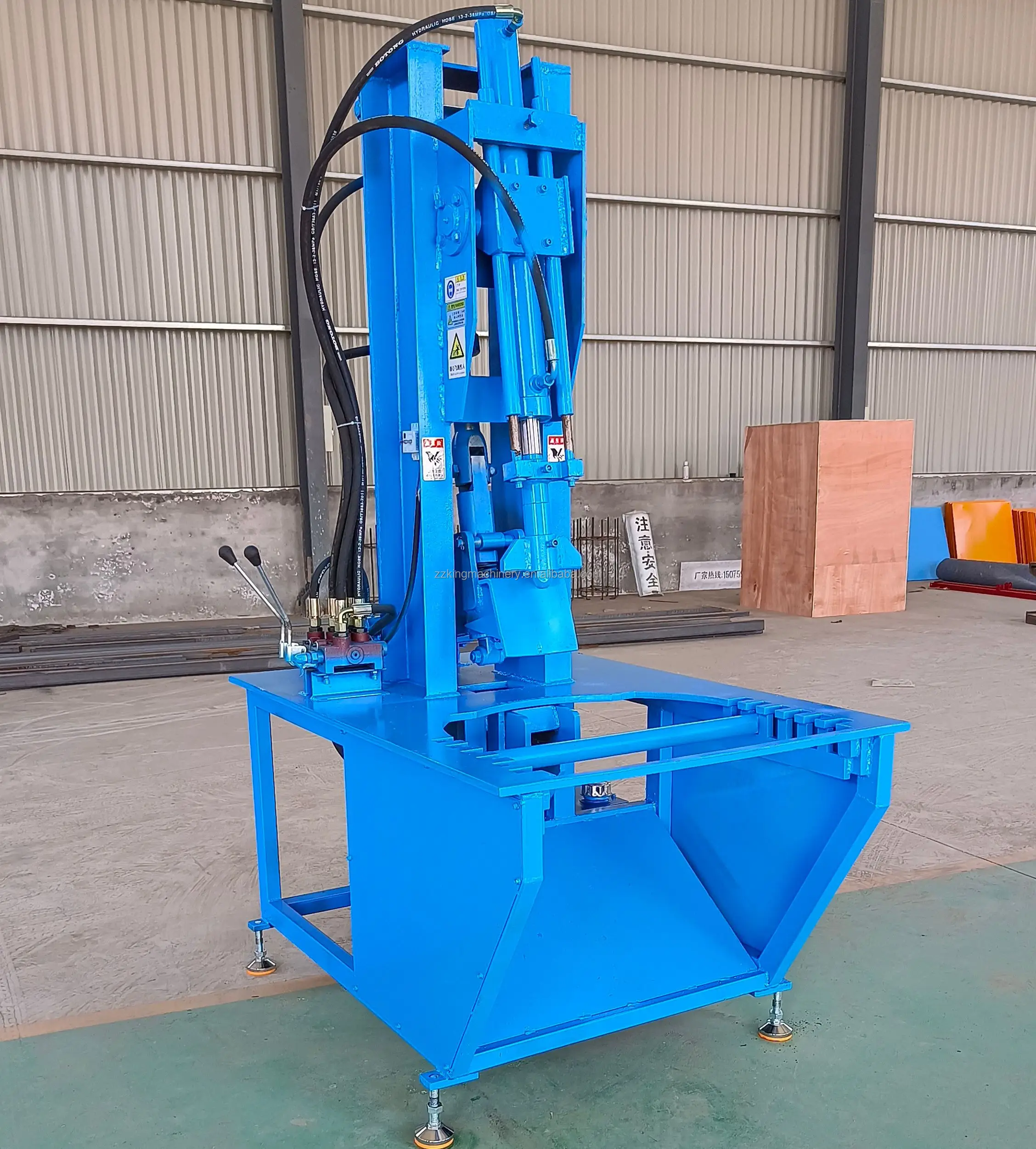 YW-700 Automatic Waste Tire Hub Separation Machine 200-300pcs/h Capacity 5.5kw Hydraulic Power Rubber Tire Wheel Recycling